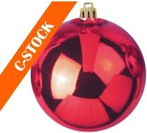 Europalms Deco Ball 30cm, red "C-STOCK" TILBUD NU