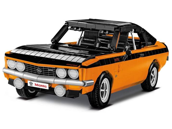COBI Spiel COBI 24349 – Opel Manta A GT/E 1974, Bausatz 1:12, 1.938 Teile