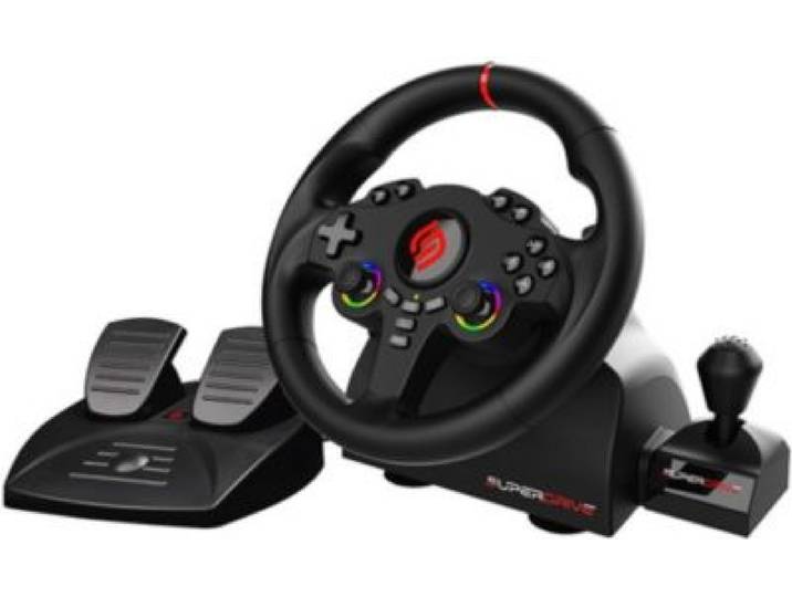 Subsonic - Volant + Levier De Vitesses + Pédalier Steering Wheel 220 Rs-X