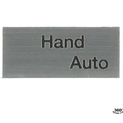 ABB MA6-1179 Texteinlage "Hand" / "Auto", für Schalter mit 2 Schaltstellungen