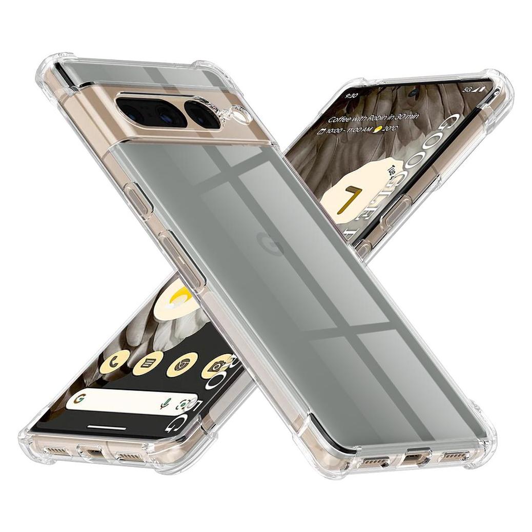 Techsuit - Shockproof Clear Silicone - Google Pixel 7 Pro - Clear (Google Pixel 7 Pro) (56347435)