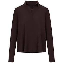 Shirt offenem Kragen Raffaello Rossi lila, 38