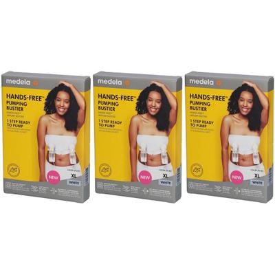 Medela hands-free pumping bustier XL weiß x3 3x1 St