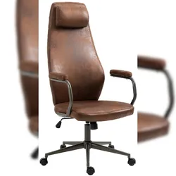 CLP Bürostuhl Pocatello Industrial Loft Antik Stil cognac