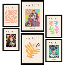 POSTER Set Mit 6 Henri Matisse Feminin Drucke Des Fauvismus A3 & A4 Rahmenlos