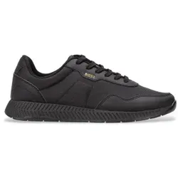 BOSS für Herren. 50536481 Turnschuhe Titanium Runn nypuN schwarz (44), Wohnung, Schnürsenkel, Sportlich