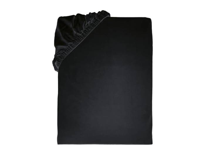 Herding Young Collection Drap-Housse en Jersey\, 140-160 x 200 cm\, 100% Coton/Jersey\, Noir