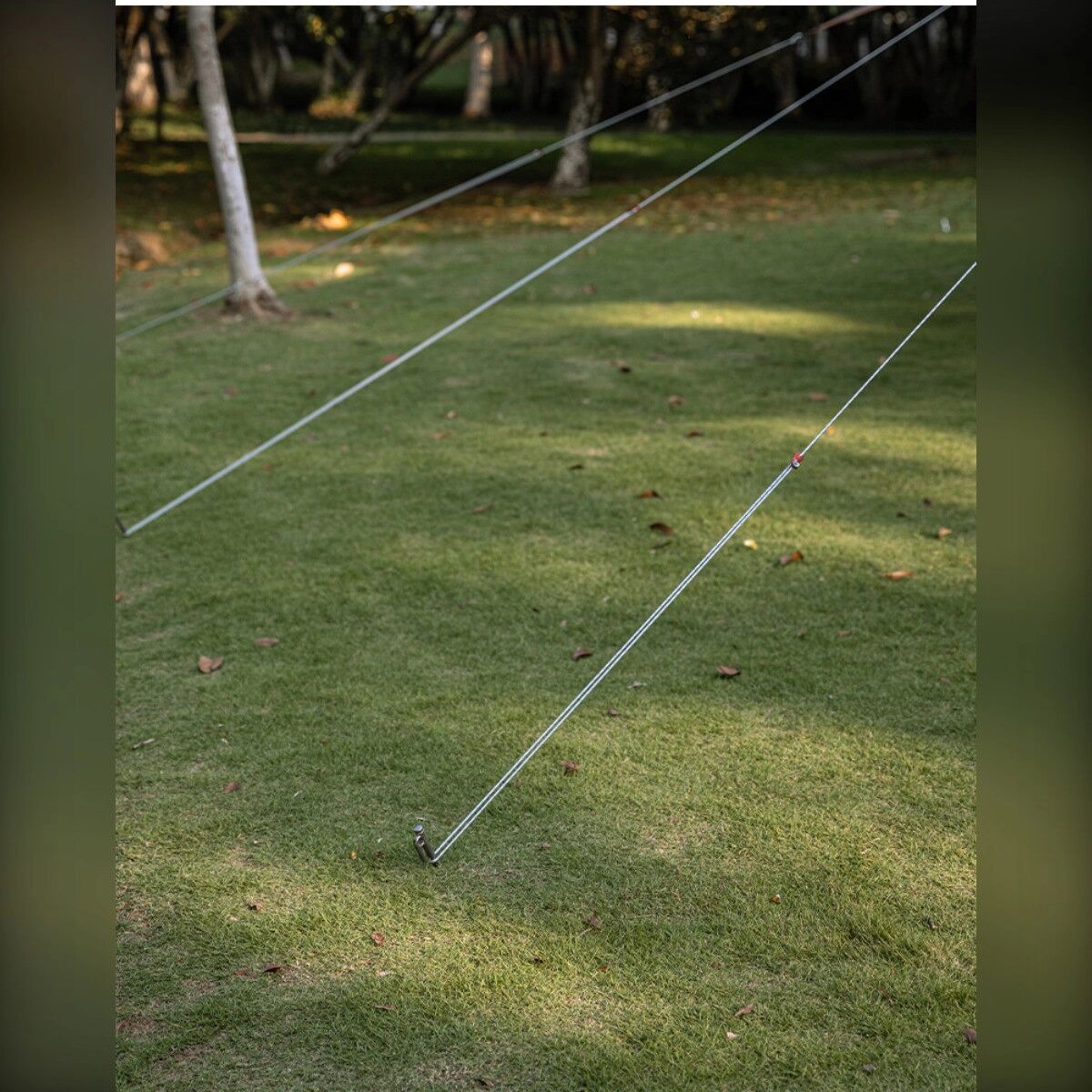 INF Lot de 4 haubans pour auvent – Corde réfléchissante en polyester haute résistance, 4mm, longueur 450cm