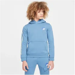 NIKE Sportswear Standard Issue Fleece Hoodie Jungen 429 - aegean storm L (147-158 cm)