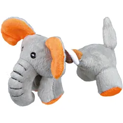 3x Trixie Plüschtier mit Tau 17cm (Plüschspielzeug Hund), Hundespielzeug