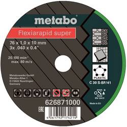 Metabo Flexiarapid Super 626871000 Trennscheibe gerade 76 mm 1 St. Fliesen, Keramik, Klinker