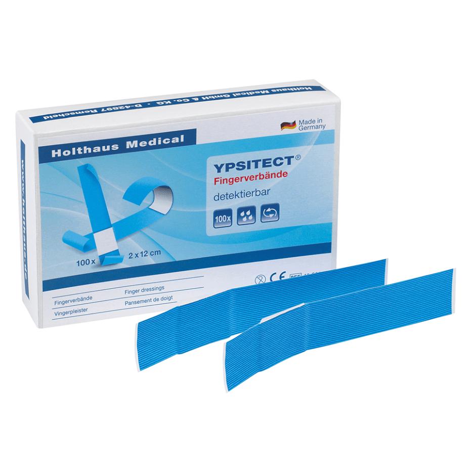 Holthaus YPSITECT Fingerverband, wasserabweisend/detectable (100x) (40602)