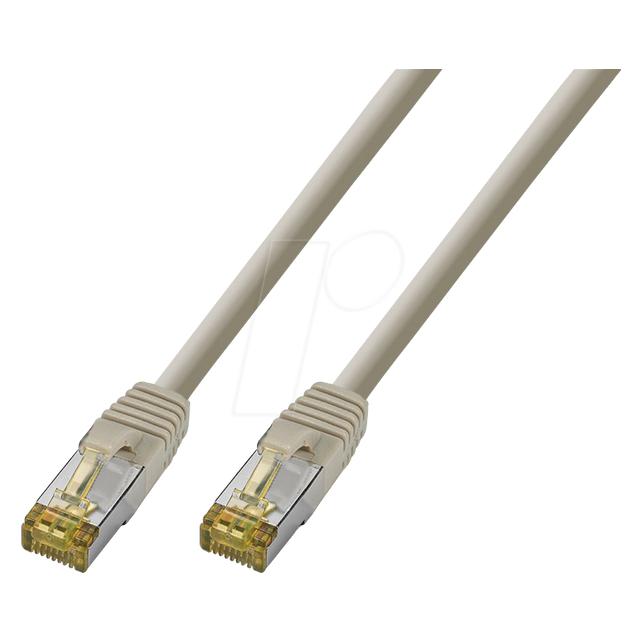 TTL NETZWERK Anschlusskabel, CAT.6a, S/FTP, 1,5 m, grau (S/FTP, CAT6a, 1.50 m) (TTL 1822HF-1,5M-4260310262833)