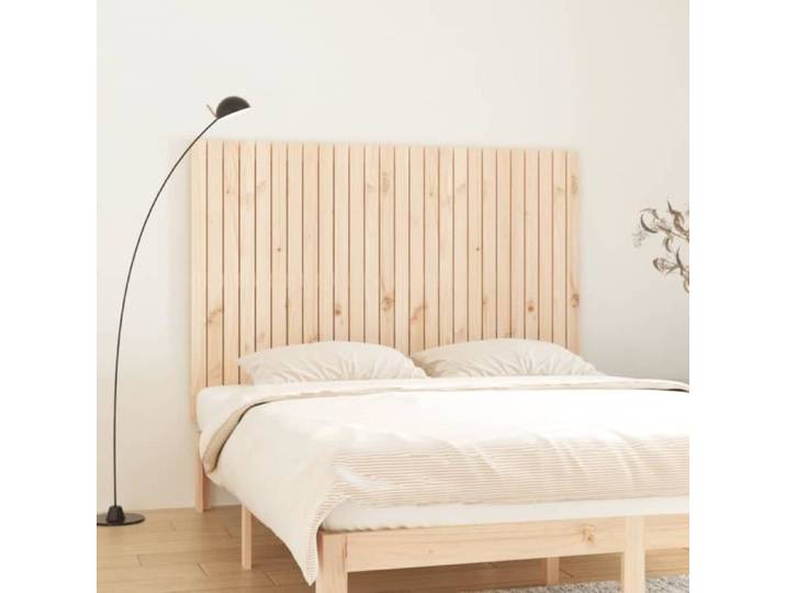 Tête de lit murale 166x3x110 cm Bois massif de pin 824958