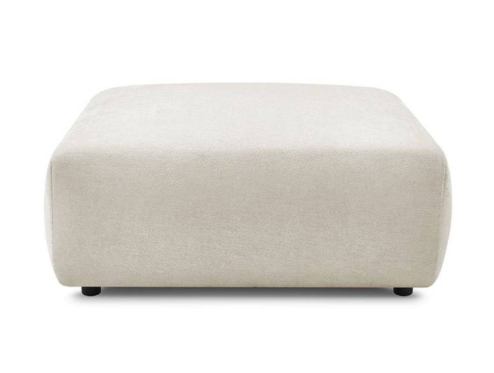 Hocker BOBOCHIC LUCIEN 108x108x46cm stoff beige
