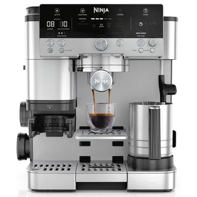 NINJA Espressomaschine "ES655EU Luxe Café Premier Plus-Serie", silber, 1, Kaffeemaschinen, Drei Maschinen in einer: Espresso-, Filterkaffee- und Cold Brew, Espressomaschine
