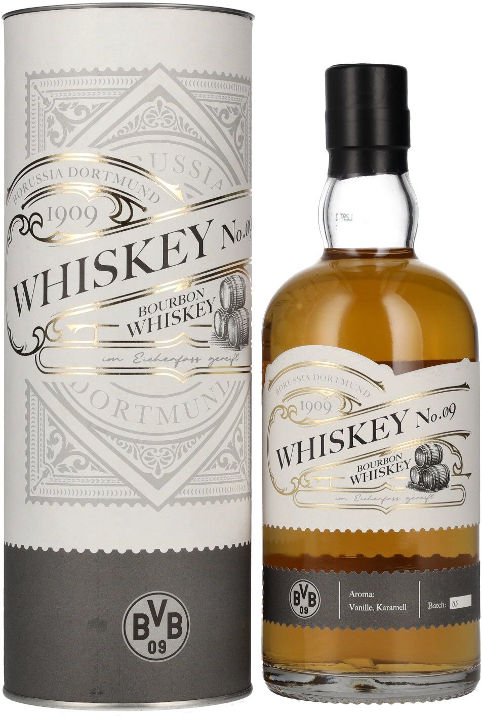 BVB 09 BOURBON Whiskey No. 09 40% Vol. 0,5l in Geschenkbox