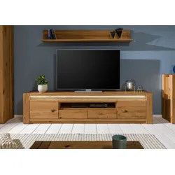 TV-Board Wildeiche 223x40x53 braun geölt KENT #332