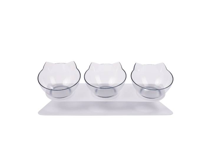 Fressnapf Set mit Neigung 300 ml 4-teilig weiss