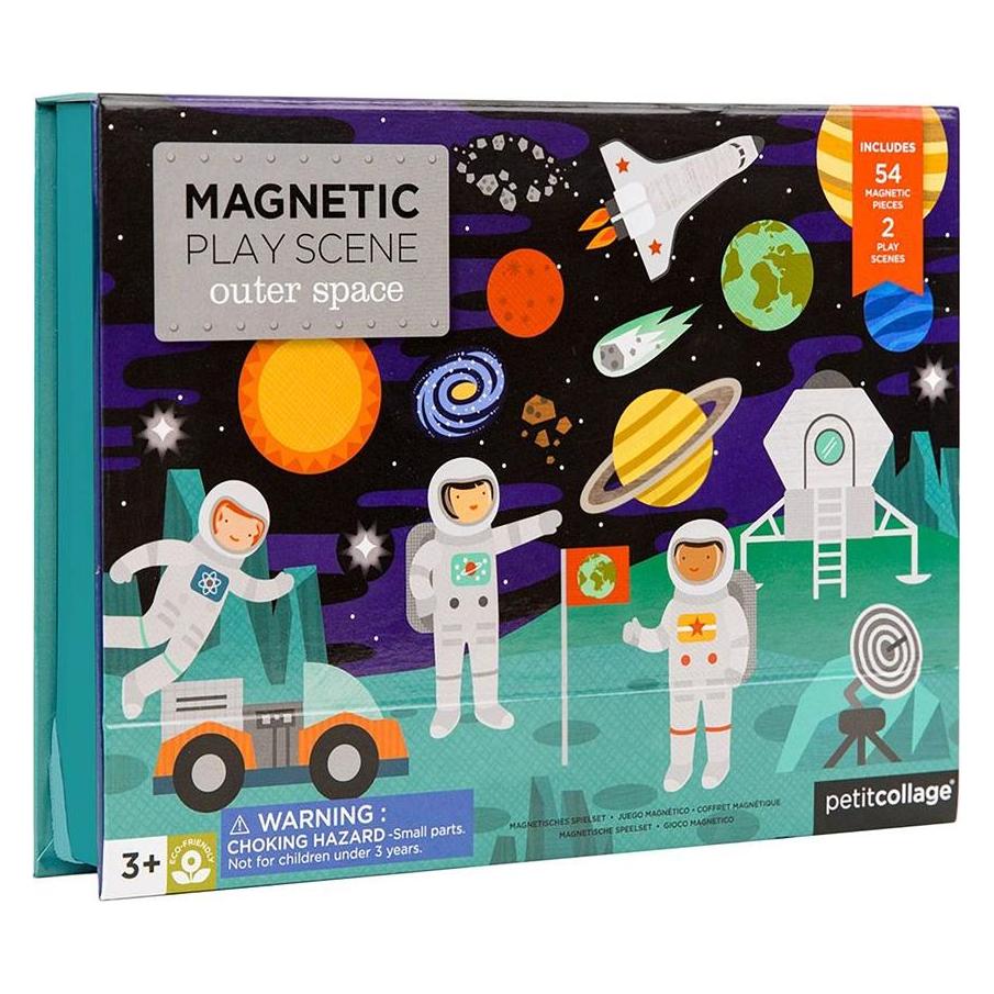 Petitcollage Magnetspiel Weltall (Deutsch, Englisch, Französisch, Italienisch, 3 - 6 Jahre) (736313544022)