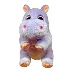 Ty Beanie Boos - Henrietta das Nilpferd mit grossen und glitzernden rosa Augen, das Plüschtier mit gr (37394)