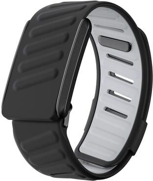 Everyday Crate WHOOP 4.0 Silicone Sports Watch Band Adjustable Breathable Replacement Wrist Strap black+light Grey
