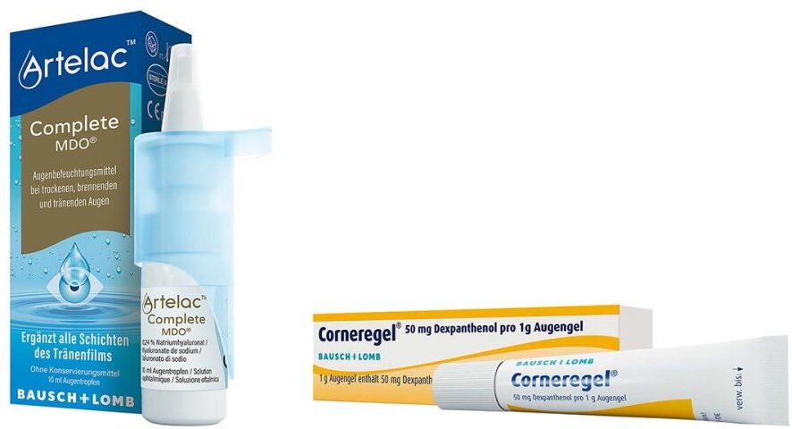 Corneregel Augengel + Artelac Complete MDO Augentropfen 1Set
