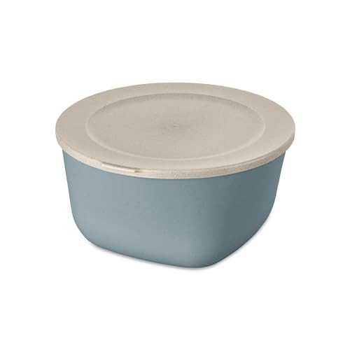 Koziol Connect Frischhaltedose Airtight, 4,0 l, blau/beige, Hoogte: 13,0 cm