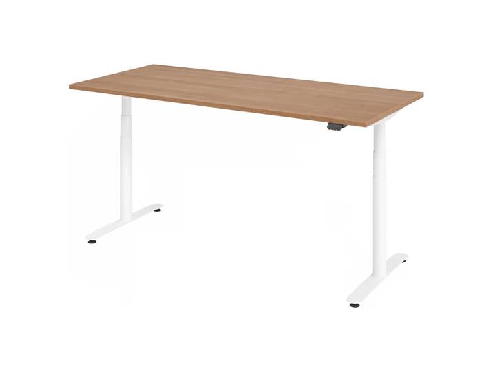 XDLR 19 W Schreibtisch 180 x 80 elektrisch höhenverstellbar Nussbaum