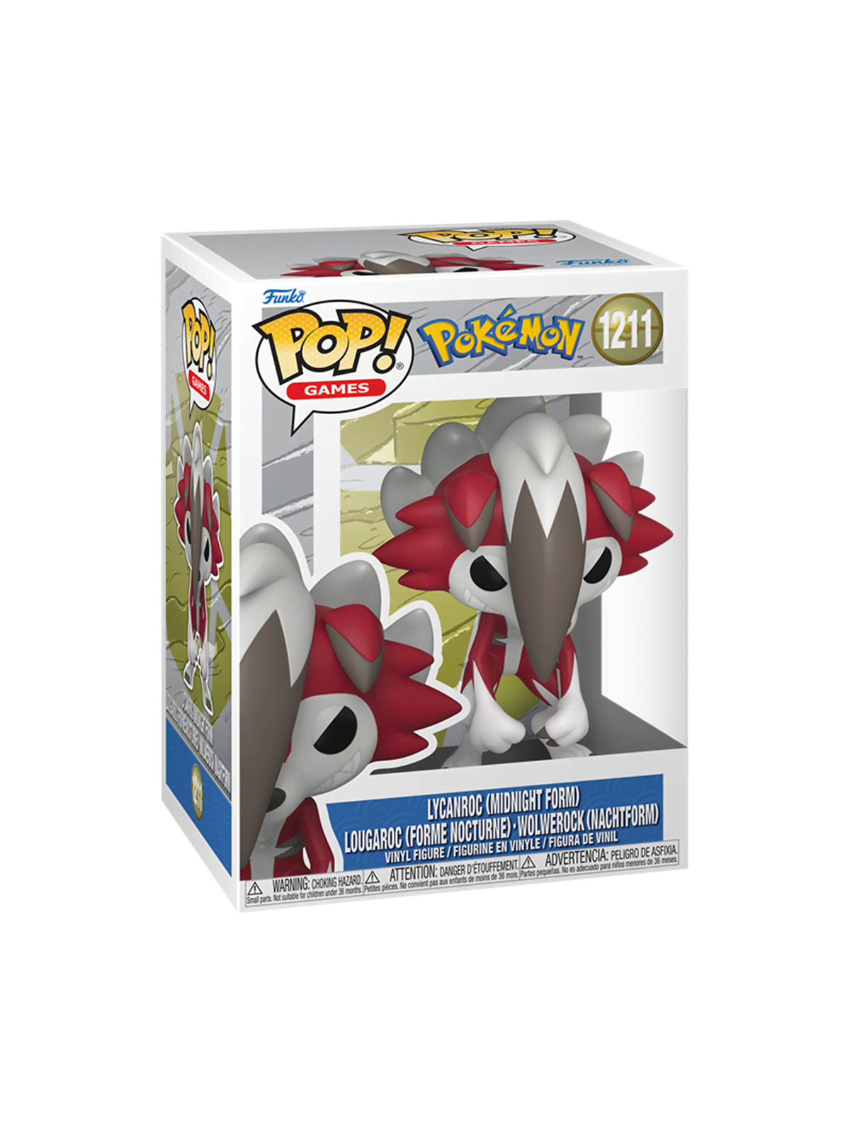Funko! - Funko POP Vinyl Pokemon Lycanroc Midnight