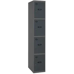 SimonRack Spind Schrank, Metallschrank, Schließfachschrank, Schloss, 1800x300x500 mm  - Simonlocker