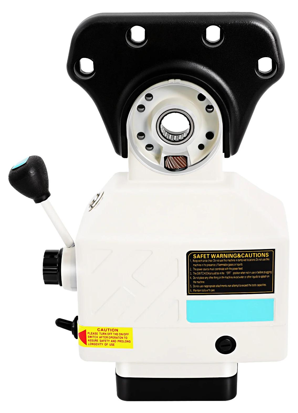 Fräsmaschine - X-Achse Vorschub 220 V - Automatische Vorschubeinheit - Stufenlose Geschwindigkeit - Für Tischfräsmaschinen - Weiß