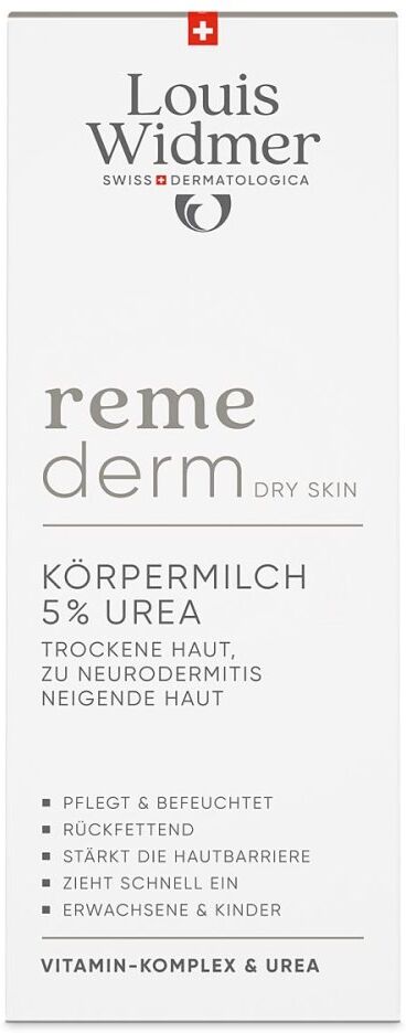 Louis Widmer Widmer Remederm Dry Skin Körpermilch 5% Vorteil