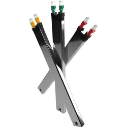 Patchbox 365 CAT.6A STP CASSETTE BLUE 0,8M (CAT6a, 0.80 m), Netzwerkkabel