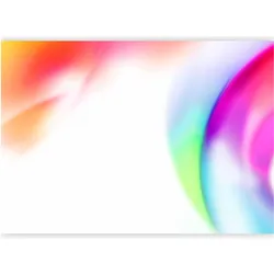 Artgeist, Tapete, Fototapete - Abstraction - Strong Colors of Irregular Shapes - Multicolor (300 x 210 cm)