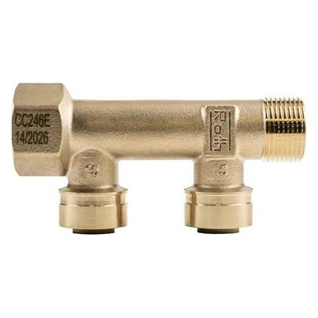 Roth Quickpush Bronze Fordeler 2 X 15mm (10596830)