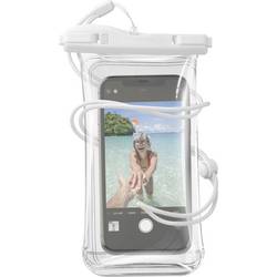 Cellularline Fenstertasche Universal Universal Transparent, Weiß Mit Handschlaufe, Mit Umhängeschlaufe, Wasserdicht FINECGALS25T