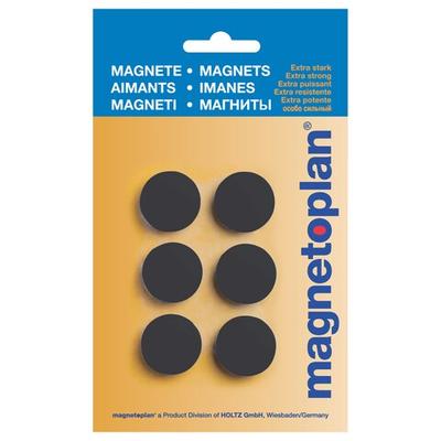 magnetoplan Magnet Discofix Hobby 16645612 25mm sw 6 St./Pack