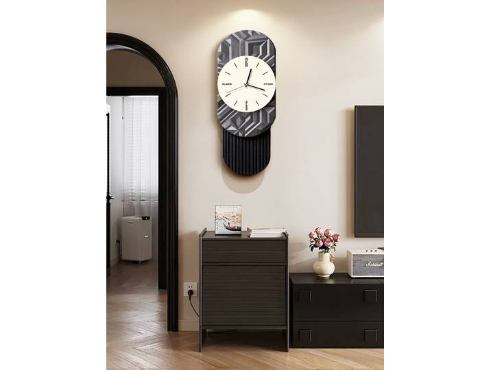 2026 rétro art horloge murale salon maison 2025 nouvelle lumière luxe haut de gamme horloge silencieuse horloge murale