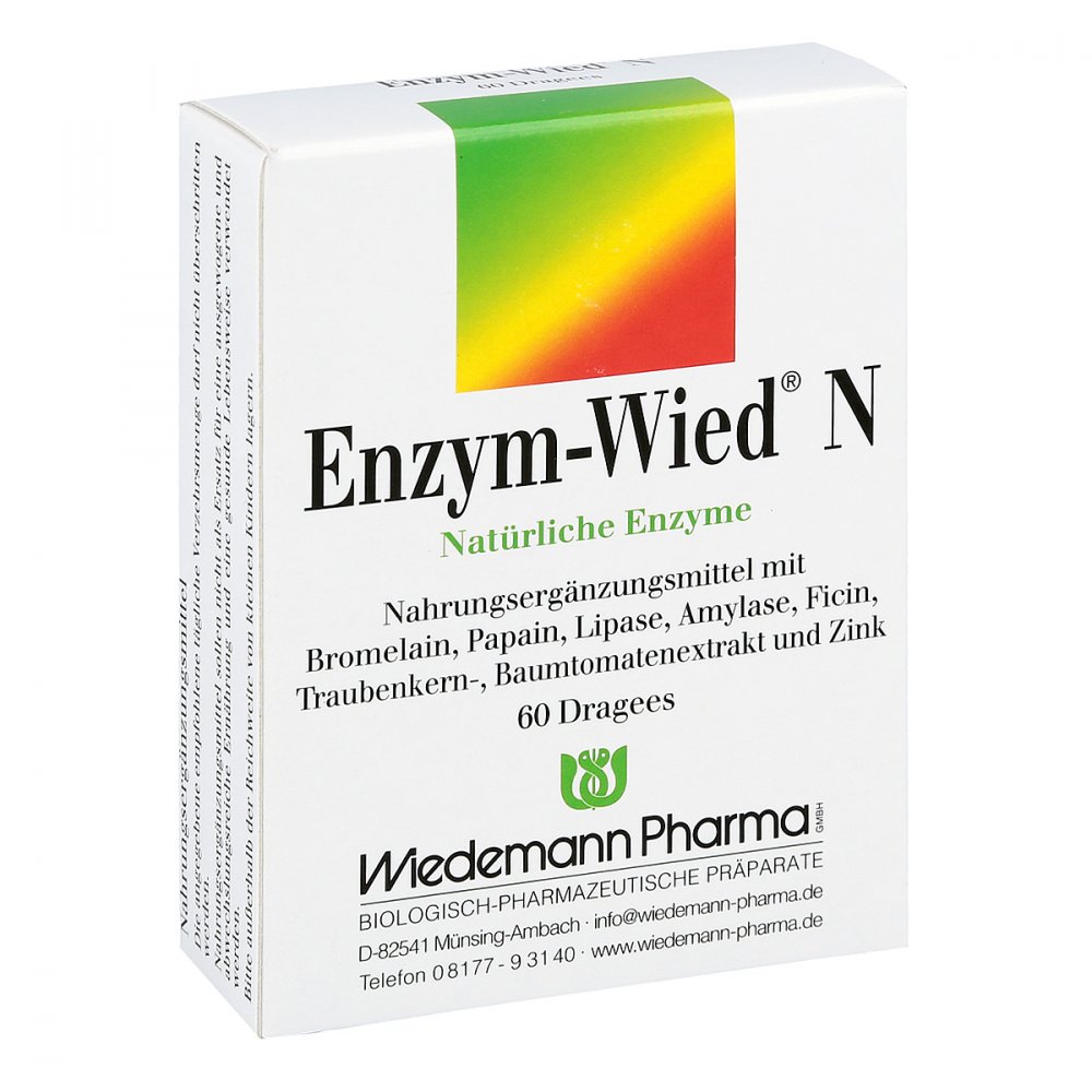Wiedemann Pharma GmbH Enzym Wied N Dragees 00602182