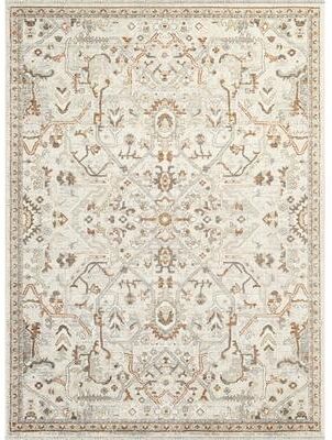 Abani Rugs Alara ALA150A Traditional Ivory Rust Vintage Tribal Medallion Area Rug