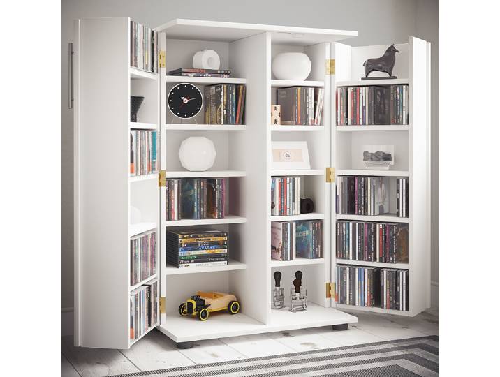 Commode Engalo avec serrure 60cm Blanc/Blanc