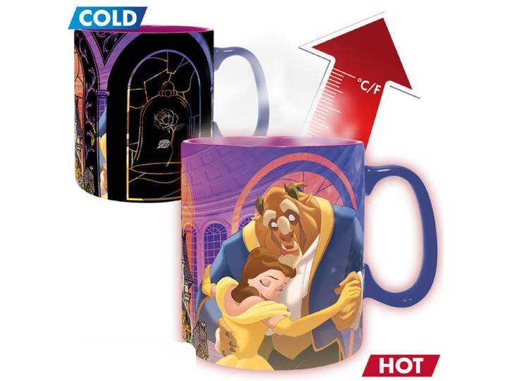 DISNEY - Mug Heat Change - 460 ml - La Belle et la Bête