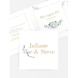 Karten zur Hochzeit selbst gestalten mit Spruch und Fotos im Onlinedesigner bei Meine-Kartenmanufaktur.de