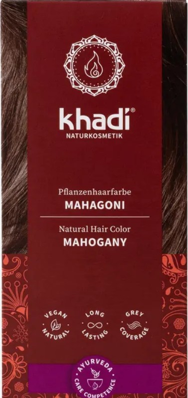 Khadi Henna Color Mahogany Caoba 100 gr