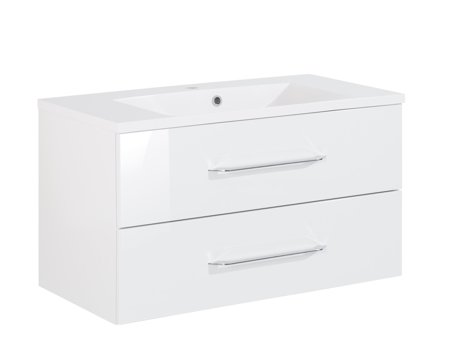 FACKELMANNGMBH B.CLEVER BECKEN+WTU 90 WEISS, 90X51X46 CM 09191170