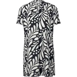 Tchibo - Bedruckte Longtunika - Damen - Gr. 46 - creme/print