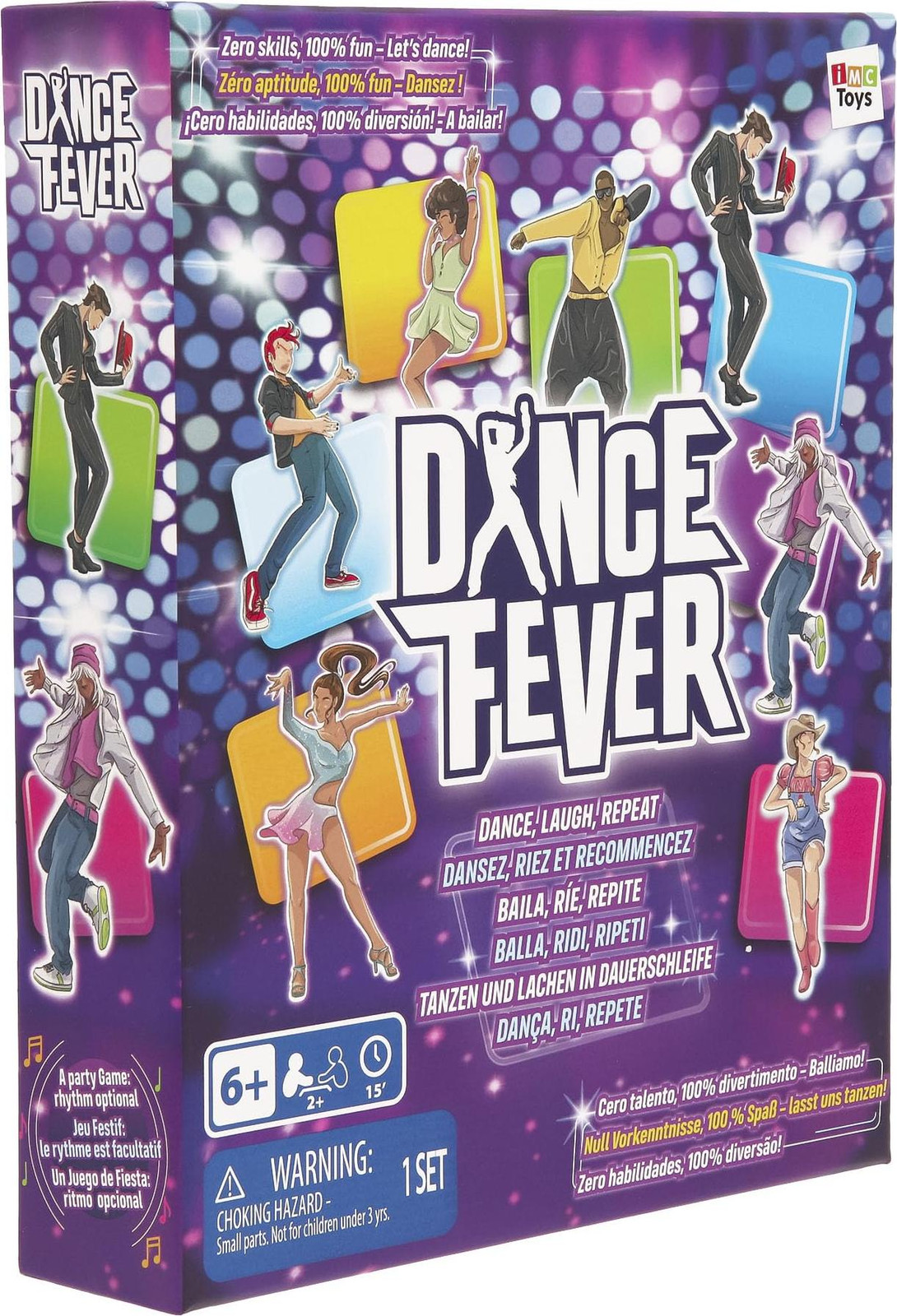 Dance Fever kaartspel van IMC TOYS voor feesten en dansen