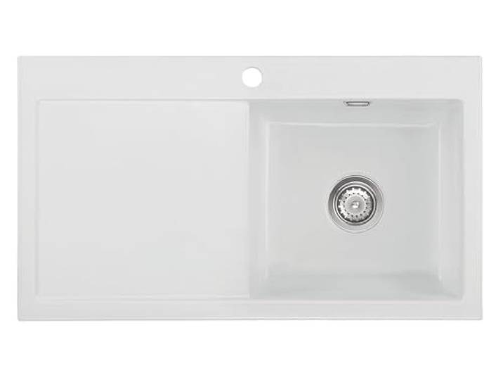 Systemceram Mera 90 Satin Keramikspüle Handbetätigung