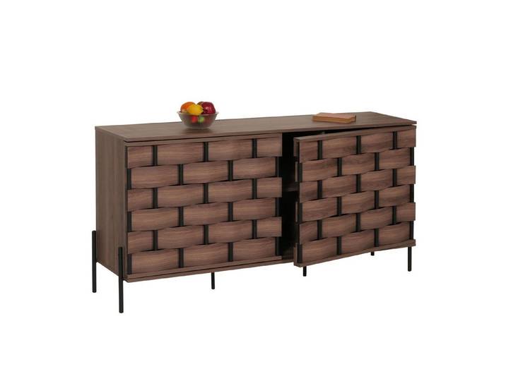 MCW Sideboard MCW-M44-S, 3D-Flecht-Design